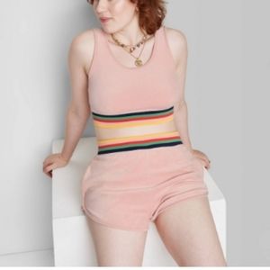 3/$18 Wild Fable Velour Cropped Tank Top